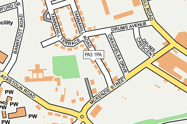 PA3 1PA map - OS OpenMap – Local (Ordnance Survey) PA3 1PA map - OS OpenMap – Local (Ordnance Survey)