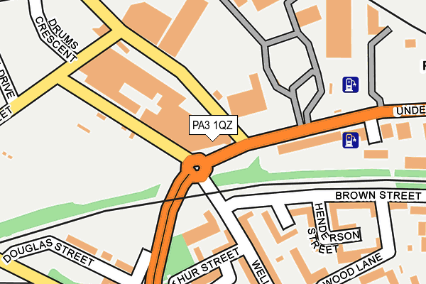 PA3 1QZ map - OS OpenMap – Local (Ordnance Survey) PA3 1QZ map - OS OpenMap – Local (Ordnance Survey)