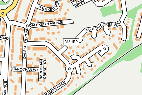 PA3 1RP map - OS OpenMap – Local (Ordnance Survey) PA3 1RP map - OS OpenMap – Local (Ordnance Survey)