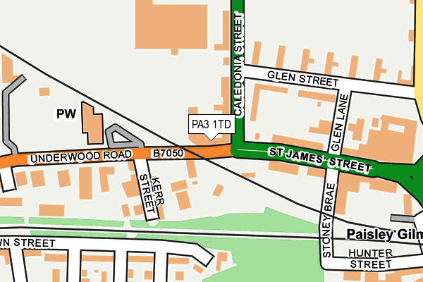 PA3 1TD map - OS OpenMap – Local (Ordnance Survey) PA3 1TD map - OS OpenMap – Local (Ordnance Survey)