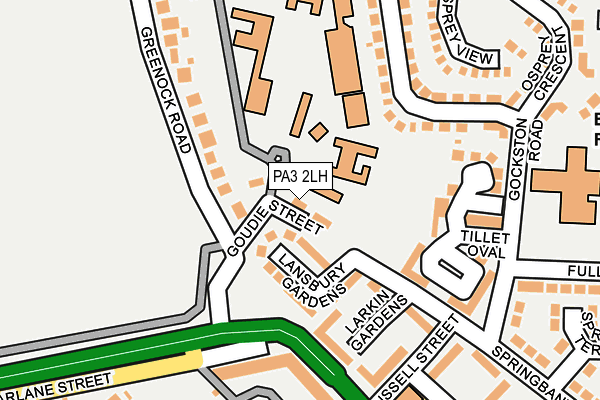 PA3 2LH map - OS OpenMap – Local (Ordnance Survey) PA3 2LH map - OS OpenMap – Local (Ordnance Survey)
