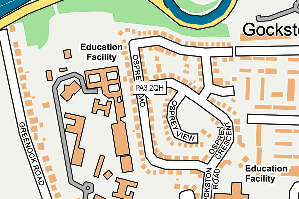 PA3 2QH map - OS OpenMap – Local (Ordnance Survey) PA3 2QH map - OS OpenMap – Local (Ordnance Survey)