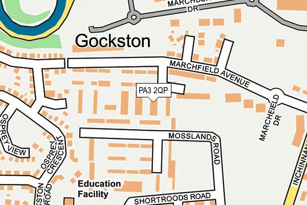 PA3 2QP map - OS OpenMap – Local (Ordnance Survey) PA3 2QP map - OS OpenMap – Local (Ordnance Survey)