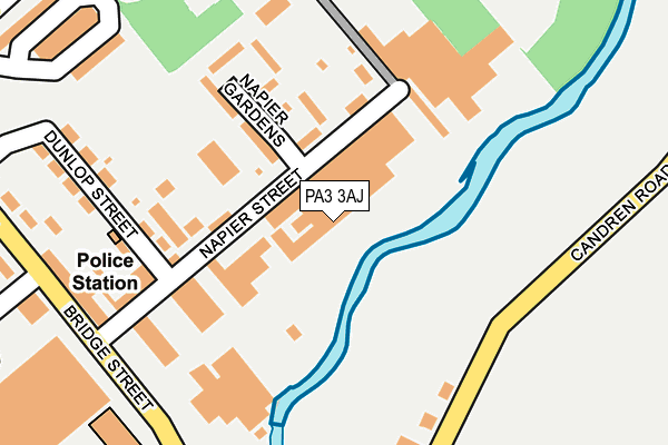 PA3 3AJ map - OS OpenMap – Local (Ordnance Survey) PA3 3AJ map - OS OpenMap – Local (Ordnance Survey)