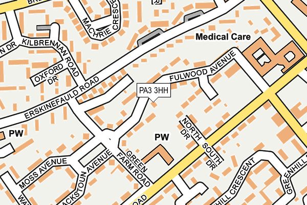 PA3 3HH map - OS OpenMap – Local (Ordnance Survey) PA3 3HH map - OS OpenMap – Local (Ordnance Survey)