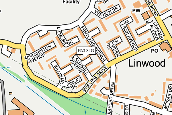 PA3 3LG map - OS OpenMap – Local (Ordnance Survey) PA3 3LG map - OS OpenMap – Local (Ordnance Survey)