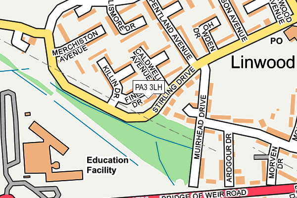 PA3 3LH map - OS OpenMap – Local (Ordnance Survey) PA3 3LH map - OS OpenMap – Local (Ordnance Survey)