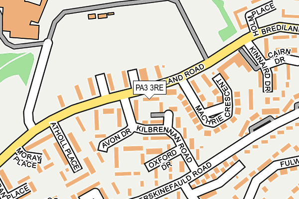 PA3 3RE map - OS OpenMap – Local (Ordnance Survey) PA3 3RE map - OS OpenMap – Local (Ordnance Survey)