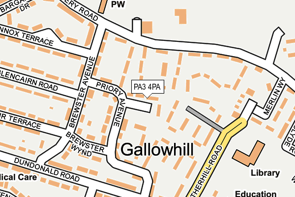 PA3 4PA map - OS OpenMap – Local (Ordnance Survey) PA3 4PA map - OS OpenMap – Local (Ordnance Survey)