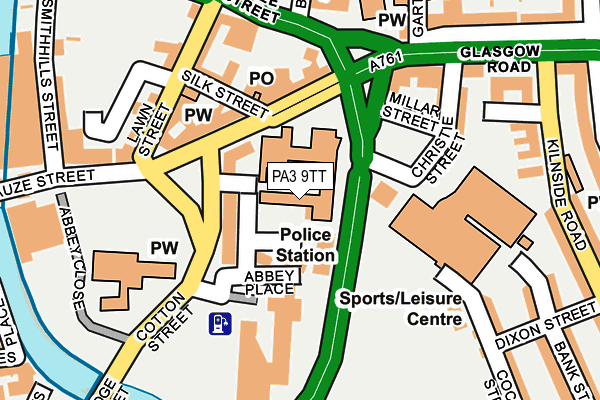 PA3 9TT map - OS OpenMap – Local (Ordnance Survey) PA3 9TT map - OS OpenMap – Local (Ordnance Survey)