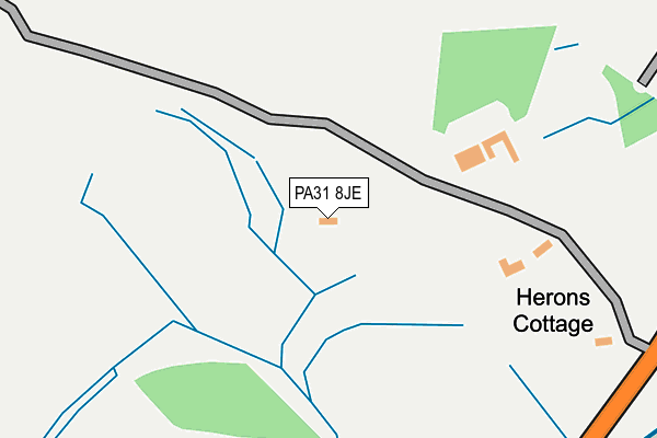 PA31 8JE map - OS OpenMap – Local (Ordnance Survey)