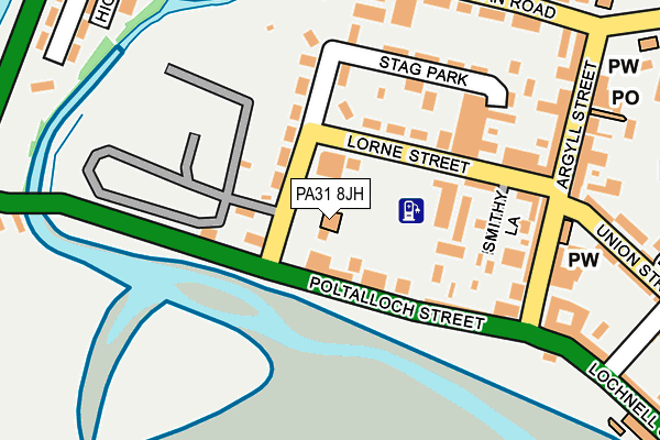 PA31 8JH map - OS OpenMap – Local (Ordnance Survey) PA31 8JH map - OS OpenMap – Local (Ordnance Survey)