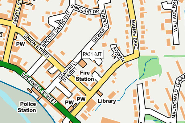 PA31 8JT map - OS OpenMap – Local (Ordnance Survey) PA31 8JT map - OS OpenMap – Local (Ordnance Survey)