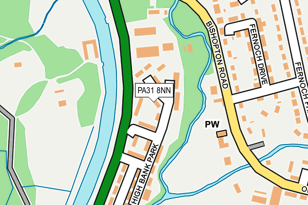 PA31 8NN map - OS OpenMap – Local (Ordnance Survey) PA31 8NN map - OS OpenMap – Local (Ordnance Survey)