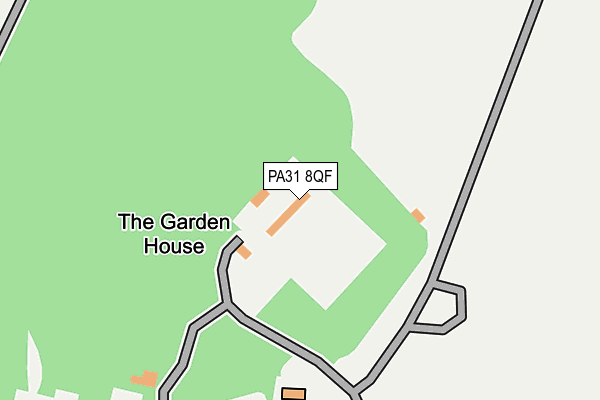 PA31 8QF map - OS OpenMap – Local (Ordnance Survey) PA31 8QF map - OS OpenMap – Local (Ordnance Survey)