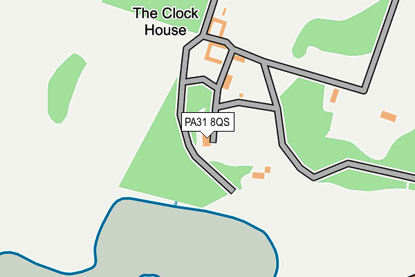 PA31 8QS map - OS OpenMap – Local (Ordnance Survey) PA31 8QS map - OS OpenMap – Local (Ordnance Survey)