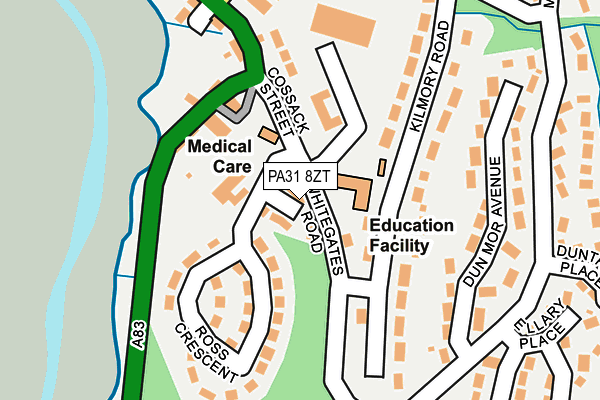 PA31 8ZT map - OS OpenMap – Local (Ordnance Survey) PA31 8ZT map - OS OpenMap – Local (Ordnance Survey)