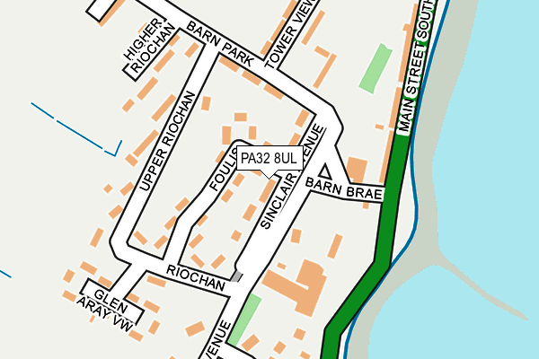 PA32 8UL map - OS OpenMap – Local (Ordnance Survey) PA32 8UL map - OS OpenMap – Local (Ordnance Survey)