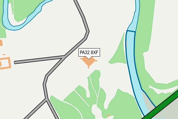PA32 8XF map - OS OpenMap – Local (Ordnance Survey) PA32 8XF map - OS OpenMap – Local (Ordnance Survey)