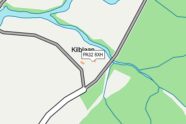 PA32 8XH map - OS OpenMap – Local (Ordnance Survey) PA32 8XH map - OS OpenMap – Local (Ordnance Survey)