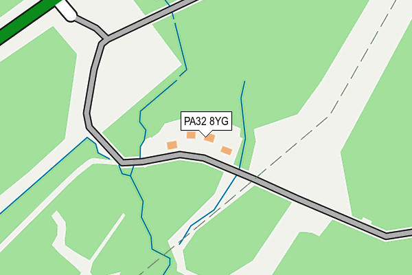 PA32 8YG map - OS OpenMap – Local (Ordnance Survey) PA32 8YG map - OS OpenMap – Local (Ordnance Survey)