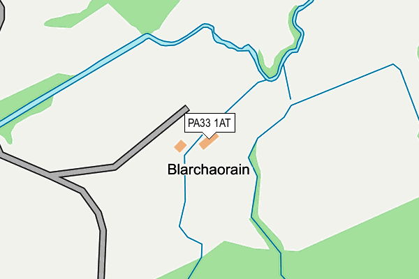 PA33 1AT map - OS OpenMap – Local (Ordnance Survey) PA33 1AT map - OS OpenMap – Local (Ordnance Survey)