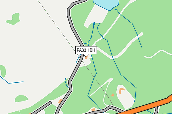 PA33 1BH map - OS OpenMap – Local (Ordnance Survey) PA33 1BH map - OS OpenMap – Local (Ordnance Survey)