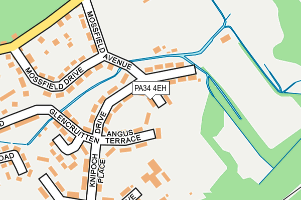 PA34 4EH map - OS OpenMap – Local (Ordnance Survey) PA34 4EH map - OS OpenMap – Local (Ordnance Survey)