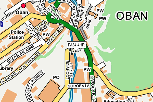 PA34 4HR map - OS OpenMap – Local (Ordnance Survey) PA34 4HR map - OS OpenMap – Local (Ordnance Survey)