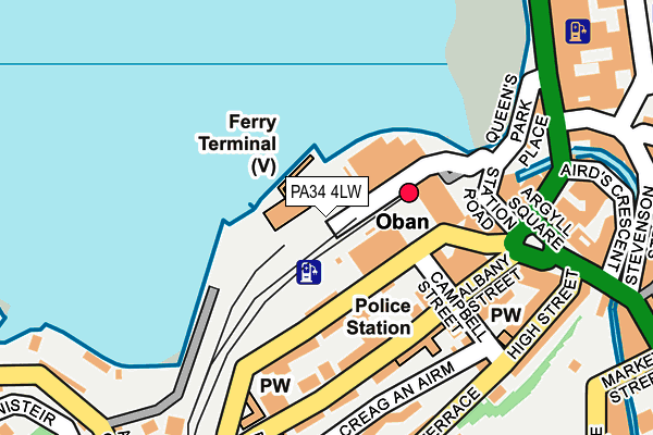 PA34 4LW map - OS OpenMap – Local (Ordnance Survey) PA34 4LW map - OS OpenMap – Local (Ordnance Survey)