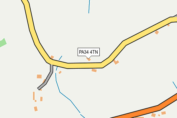 PA34 4TN map - OS OpenMap – Local (Ordnance Survey) PA34 4TN map - OS OpenMap – Local (Ordnance Survey)