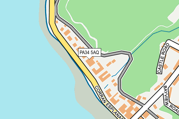 PA34 5AQ map - OS OpenMap – Local (Ordnance Survey) PA34 5AQ map - OS OpenMap – Local (Ordnance Survey)
