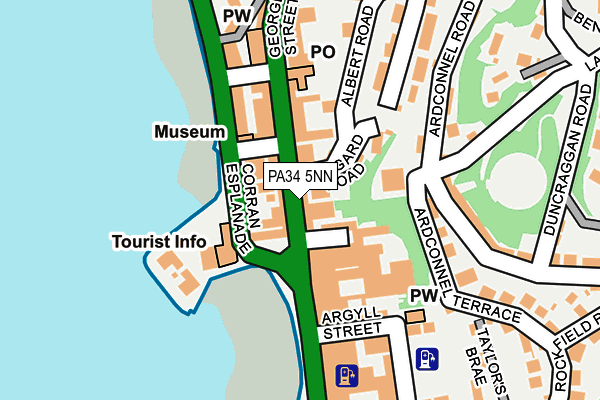 PA34 5NN map - OS OpenMap – Local (Ordnance Survey) PA34 5NN map - OS OpenMap – Local (Ordnance Survey)