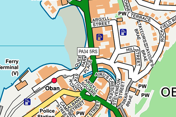 PA34 5RS map - OS OpenMap – Local (Ordnance Survey) PA34 5RS map - OS OpenMap – Local (Ordnance Survey)