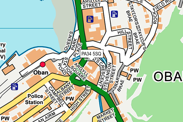 PA34 5SQ map - OS OpenMap – Local (Ordnance Survey) PA34 5SQ map - OS OpenMap – Local (Ordnance Survey)