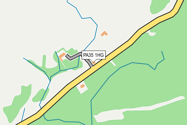 PA35 1HG map - OS OpenMap – Local (Ordnance Survey) PA35 1HG map - OS OpenMap – Local (Ordnance Survey)