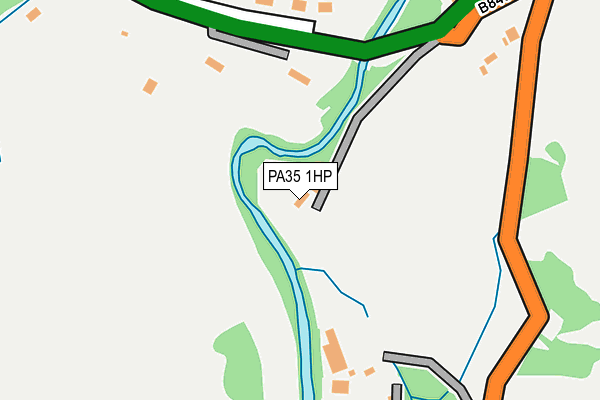 PA35 1HP map - OS OpenMap – Local (Ordnance Survey) PA35 1HP map - OS OpenMap – Local (Ordnance Survey)
