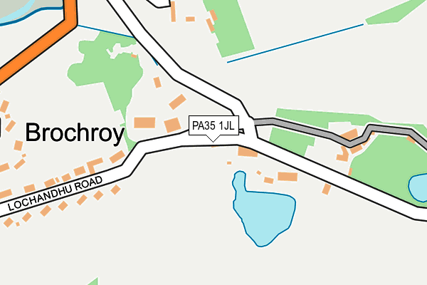 PA35 1JL map - OS OpenMap – Local (Ordnance Survey) PA35 1JL map - OS OpenMap – Local (Ordnance Survey)