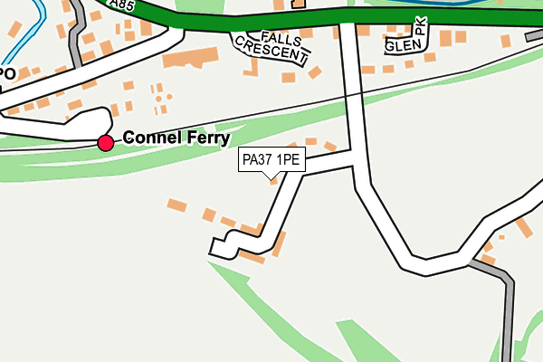 PA37 1PE map - OS OpenMap – Local (Ordnance Survey) PA37 1PE map - OS OpenMap – Local (Ordnance Survey)