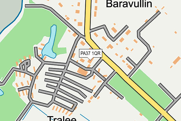 PA37 1QR map - OS OpenMap – Local (Ordnance Survey) PA37 1QR map - OS OpenMap – Local (Ordnance Survey)