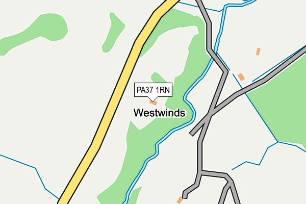 PA37 1RN map - OS OpenMap – Local (Ordnance Survey) PA37 1RN map - OS OpenMap – Local (Ordnance Survey)