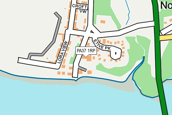 PA37 1RP map - OS OpenMap – Local (Ordnance Survey) PA37 1RP map - OS OpenMap – Local (Ordnance Survey)