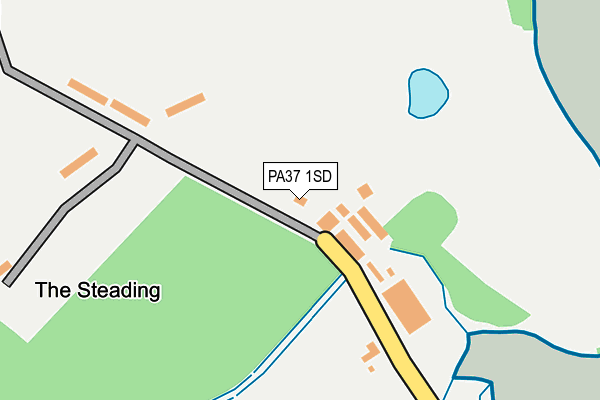 PA37 1SD map - OS OpenMap – Local (Ordnance Survey) PA37 1SD map - OS OpenMap – Local (Ordnance Survey)