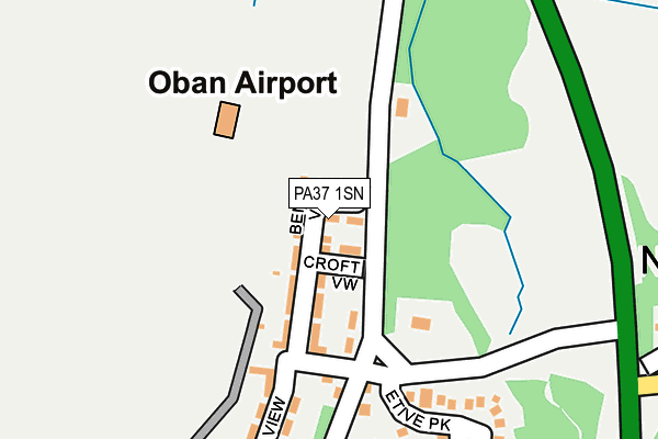 PA37 1SN map - OS OpenMap – Local (Ordnance Survey) PA37 1SN map - OS OpenMap – Local (Ordnance Survey)