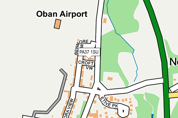 PA37 1SU map - OS OpenMap – Local (Ordnance Survey) PA37 1SU map - OS OpenMap – Local (Ordnance Survey)