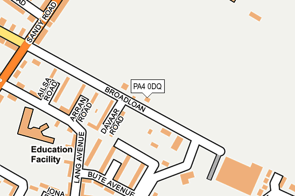PA4 0DQ map - OS OpenMap – Local (Ordnance Survey) PA4 0DQ map - OS OpenMap – Local (Ordnance Survey)