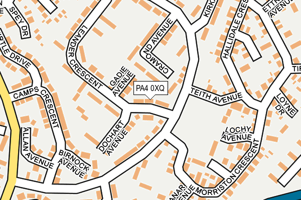 PA4 0XQ map - OS OpenMap – Local (Ordnance Survey) PA4 0XQ map - OS OpenMap – Local (Ordnance Survey)