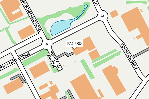 PA4 9RQ map - OS OpenMap – Local (Ordnance Survey) PA4 9RQ map - OS OpenMap – Local (Ordnance Survey)