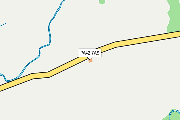 PA42 7AS map - OS OpenMap – Local (Ordnance Survey) PA42 7AS map - OS OpenMap – Local (Ordnance Survey)