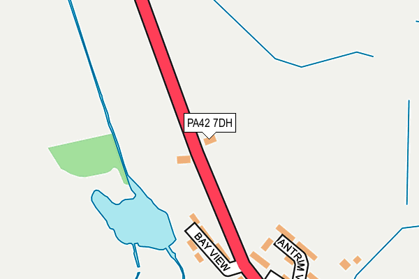PA42 7DH map - OS OpenMap – Local (Ordnance Survey) PA42 7DH map - OS OpenMap – Local (Ordnance Survey)